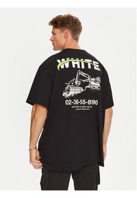 OFF-WHITE - Off-White T-Shirt OMAA038F22JER0071001 Czarny Regular Fit. Kolor: czarny. Materiał: bawełna #4