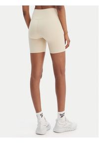 Reebok Szorty sportowe Reebok x Ewa Chodakowska RK25618CCW Beżowy Slim Fit. Kolor: beżowy. Materiał: syntetyk #3