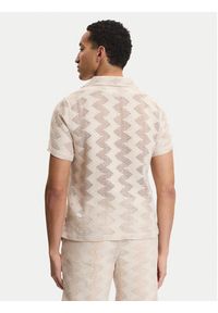 Guess Koszula M6GP46 K3236 Beżowy Regular Fit. Kolor: beżowy. Materiał: syntetyk #5