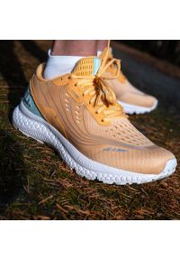 SALMING - Buty do chodzenia damskie Salming Recoil Prime 2. Zapięcie: sznurówki. Kolor: niebieski, wielokolorowy, pomarańczowy. Materiał: syntetyk, materiał, tkanina. Szerokość cholewki: normalna. Sport: turystyka piesza #2