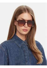 Jenny - JENNY Okulary przeciwsłoneczne 4WF-018-SS25 Brązowy. Kolor: brązowy #4