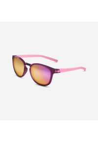 quechua - Okulary przeciwsłoneczne dla dorosłych Quechua MH160 kategoria 3. Kolor: fioletowy, różowy, wielokolorowy. Materiał: poliamid