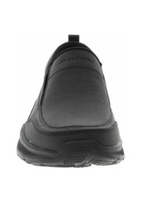 skechers - Buty do chodzenia męskie Skechers Equalizer 5.0 Harvey Black. Zapięcie: bez zapięcia. Kolor: wielokolorowy, czarny. Materiał: materiał. Szerokość cholewki: normalna. Sport: turystyka piesza