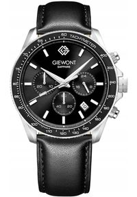 Zegarek Giewont Zegarek Męski Chronograph Sapphire Czarny GW3520-A4. Kolor: czarny #1