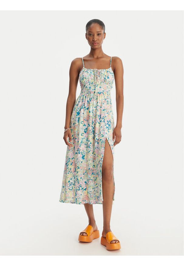 Billabong Sukienka letnia Take Your Time 24B131514 Kolorowy Regular Fit. Materiał: wiskoza. Wzór: kolorowy. Sezon: lato