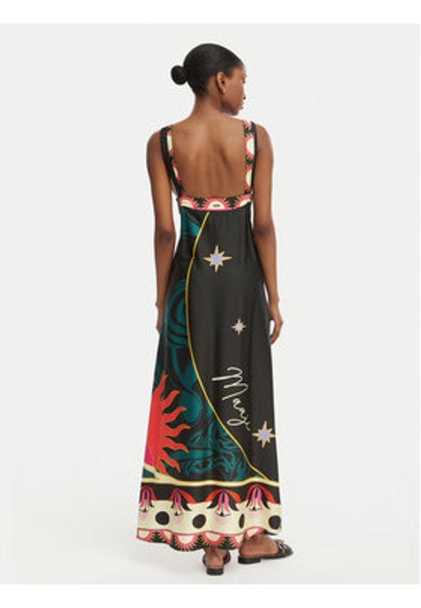 Maaji Sukienka letnia Lowry PT2309CLD004 Czarny Regular Fit. Kolor: czarny. Materiał: wiskoza. Sezon: lato