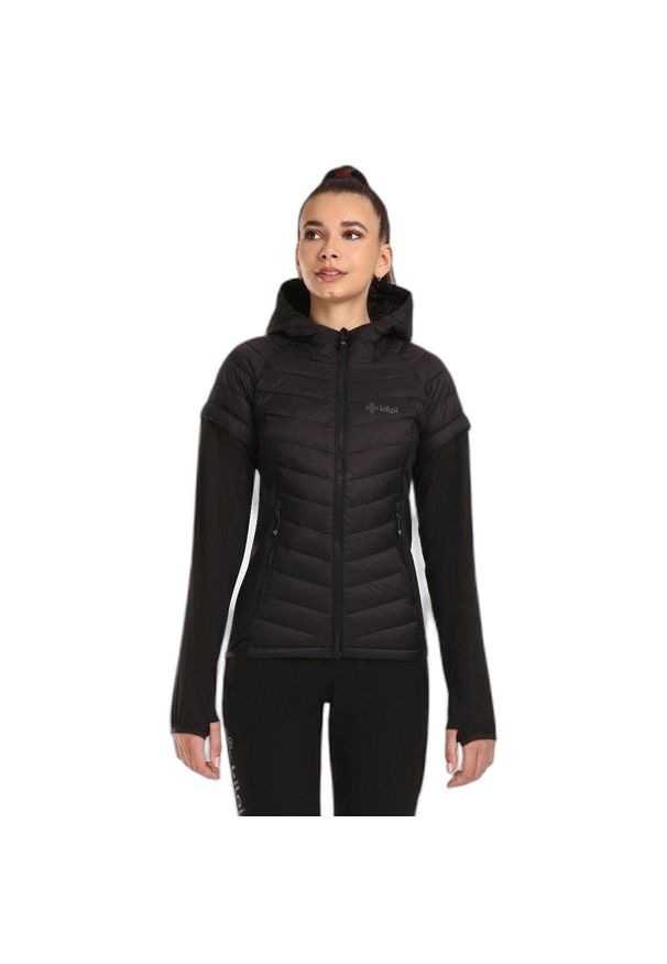 Damska kurtka puchowa Kilpi Verons. Kolor: czarny. Materiał: nylon. Sport: turystyka piesza