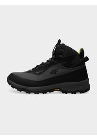 4f - Buty trekkingowe ICE CRACKER z membraną męskie. Wysokość cholewki: przed kolano. Kolor: czarny. Materiał: nylon. Szerokość cholewki: normalna #1