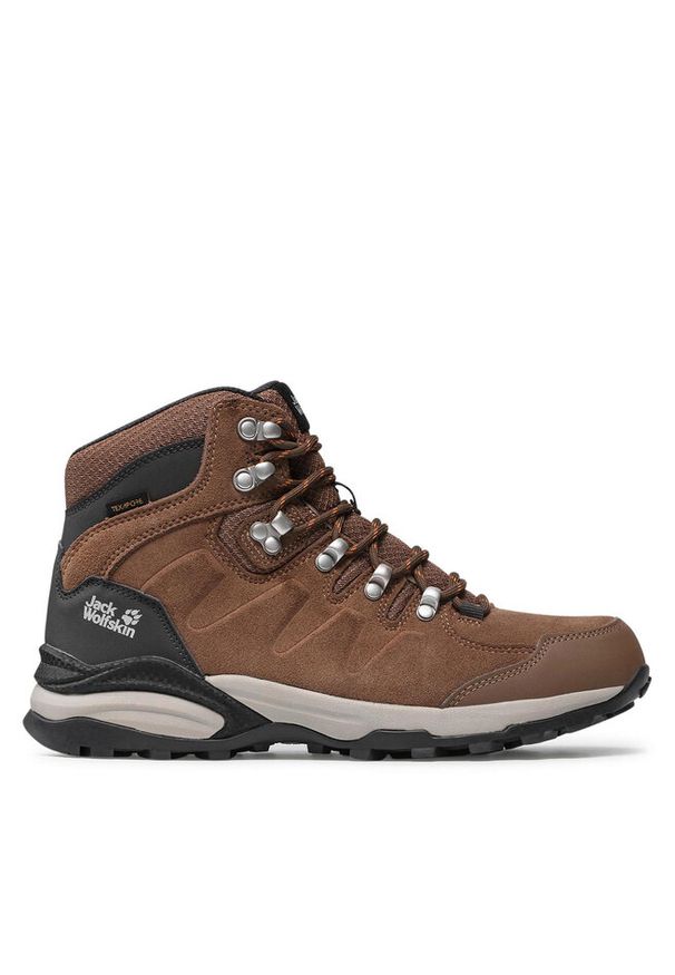 Trekkingi Jack Wolfskin. Kolor: brązowy. Sport: turystyka piesza