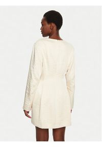 Herskind Sukienka koktajlowa Yasmin 5460185 Écru Slim Fit. Materiał: syntetyk. Styl: wizytowy #5