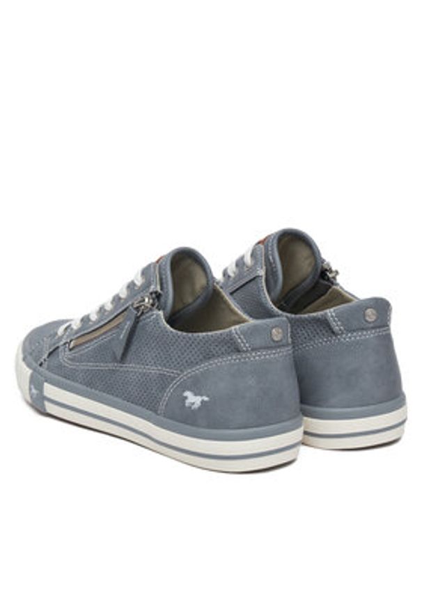 Mustang Tenisówki 1146-316 Szary. Kolor: szary. Materiał: skóra