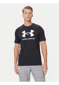 Under Armour T-Shirt Ua Sportstyle Logo Update Ss 1382911-001 Czarny Loose Fit. Kolor: czarny. Materiał: bawełna #1