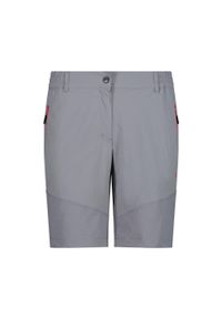 Bermudy damskie turystyczne CMP 30T6866. Kolor: szary. Sport: turystyka piesza