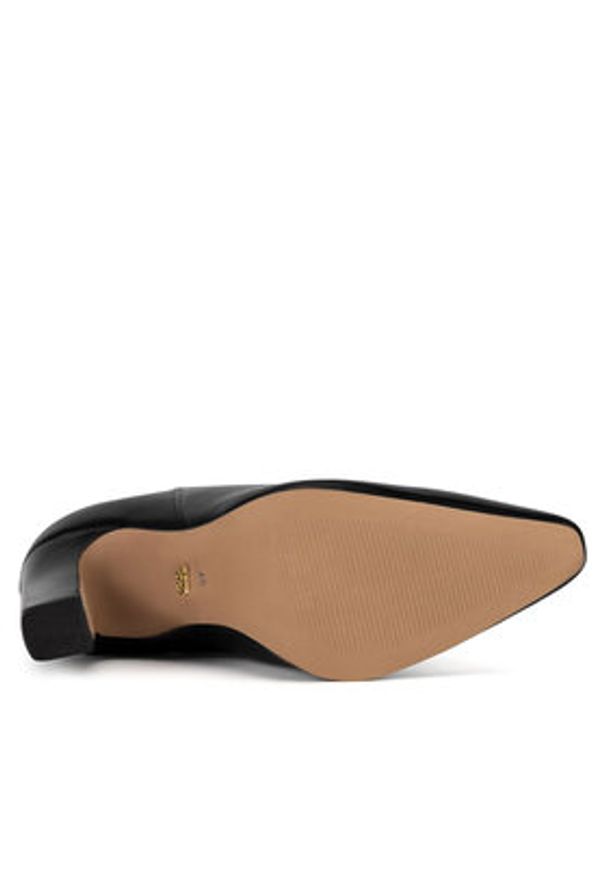 Gino Rossi Botki MIYA-116047 Czarny. Kolor: czarny. Materiał: skóra