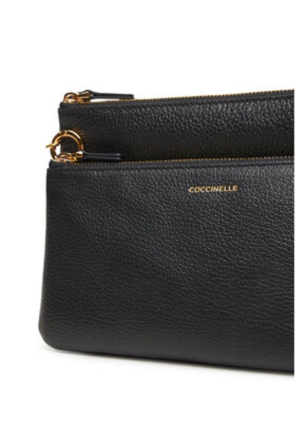 Coccinelle Torebka TIF Coccinelle Yvonne E5 TIF 55 01 01 Czarny. Kolor: czarny. Materiał: skórzane