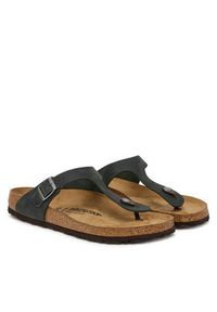 Birkenstock Japonki Gizeh 1032738 Zielony ciemny. Kolor: zielony. Materiał: skóra #3