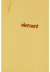 Element bluza bawełniana męska kolor żółty z kapturem gładka. Typ kołnierza: kaptur. Kolor: żółty. Materiał: bawełna. Wzór: gładki #3