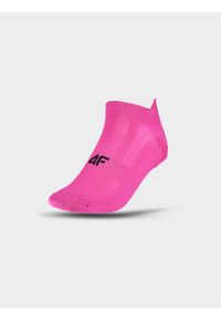 4f - Skarpety treningowe przed kostkę (3-pack) damskie - multikolor. Kolor: wielokolorowy. Materiał: syntetyk, materiał, włókno, elastan. Wzór: jednolity. Sport: kolarstwo, fitness #2