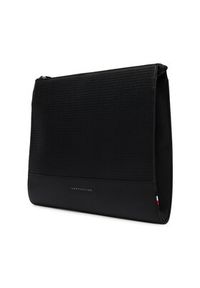TOMMY HILFIGER - Tommy Hilfiger Etui na laptopa Metal Logo Woven Laptop Sleeve AM0AM14303 Czarny. Kolor: czarny. Materiał: materiał #4
