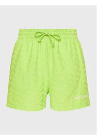 Juicy Couture Szorty sportowe Hunter JCLHS123526 Zielony Regular Fit. Kolor: zielony. Materiał: bawełna