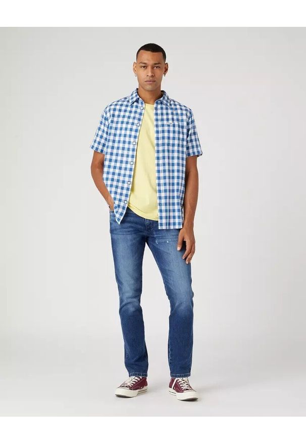 Wrangler - WRANGLER LARSTON MĘSKIE SPODNIE JEANSOWE JEANSY DARKLY WORN W18SD239W 112331093
