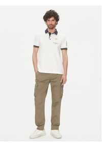 Aeronautica Militare Spodnie materiałowe 251PA1658CT3511 Khaki Regular Fit. Kolor: brązowy. Materiał: bawełna #4