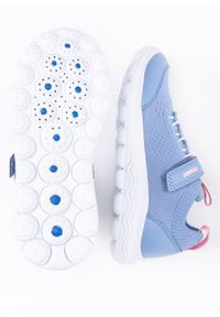 Geox - Sneakersy dziecięce GEOX J SPHERICA GIRL. Okazja: do pracy, na spacer, na co dzień. Kolor: niebieski. Sport: turystyka piesza