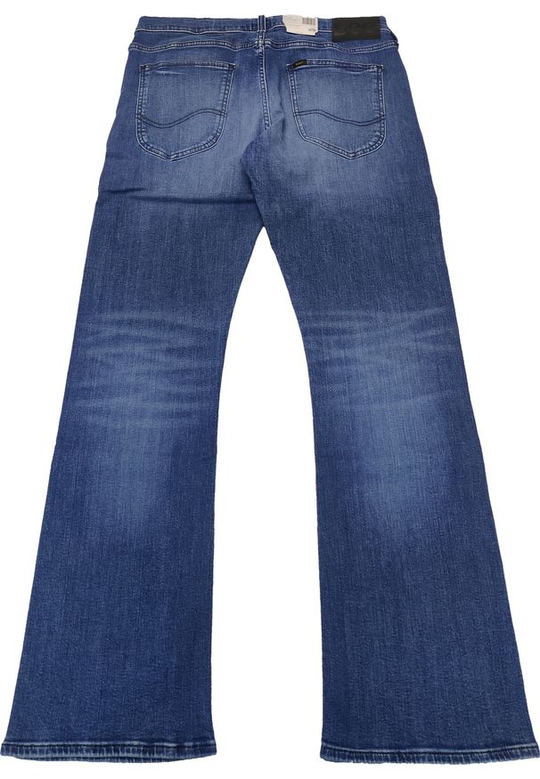 Lee - LEE TRENTON MĘSKIE SPODNIE JEANSOWE JEANSY DZWONY MID STONE L709ONSA 112324010