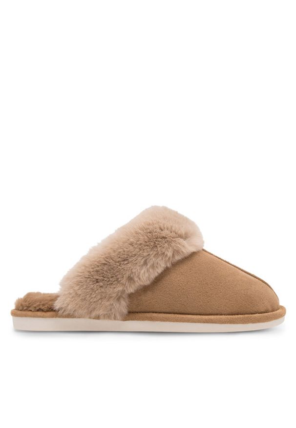 Home & Relax Kapcie C-AW-17 Brązowy. Kolor: brązowy. Materiał: materiał