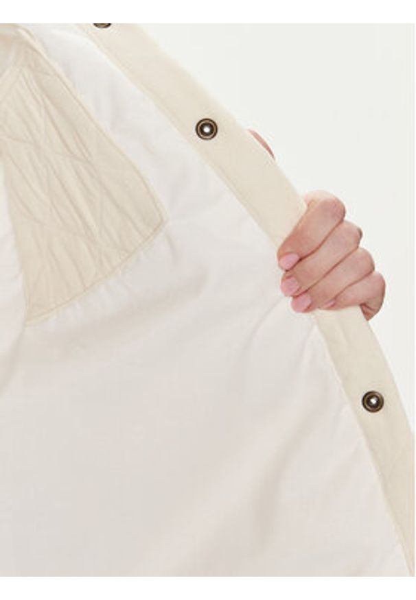 Lee Kurtka przejściowa 112351125 Écru Relaxed Fit. Materiał: bawełna