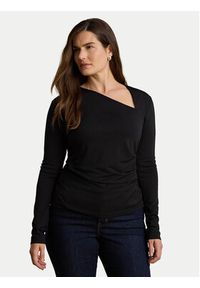 Lauren Ralph Lauren - LAUREN RALPH LAUREN Bluzka 200P13936001 Czarny Regular Fit. Kolor: czarny. Materiał: syntetyk #3