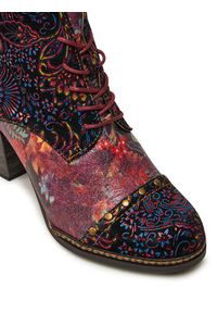 Laura Vita Trzewiki Elceao 21 Czerwony. Kolor: czerwony. Materiał: skóra #5