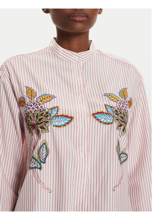 Desigual Koszula Nagano 24WWCW40 Różowy Regular Fit. Kolor: różowy. Materiał: syntetyk