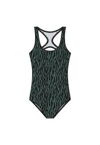 Dziewczęcy jednoczęściowy kostium kąpielowy Protest Emmi 25. Kolor: zielony #1