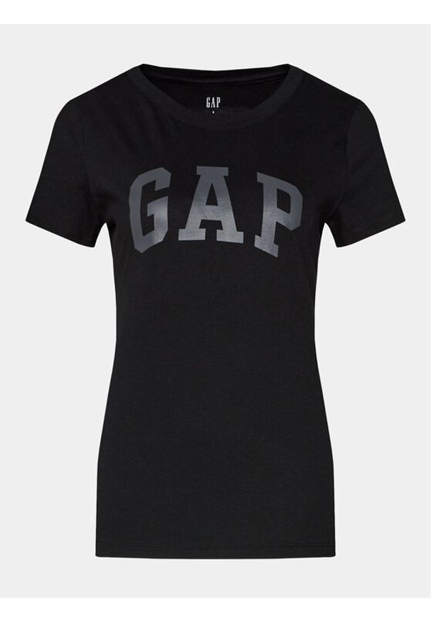GAP - Gap T-Shirt 268820-11 Czarny Regular Fit. Kolor: czarny. Materiał: bawełna