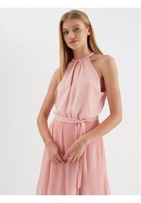 Vila Sukienka codzienna Juliette 14083808 Różowy Regular Fit. Okazja: na co dzień. Kolor: różowy. Materiał: syntetyk. Typ sukienki: proste. Styl: casual