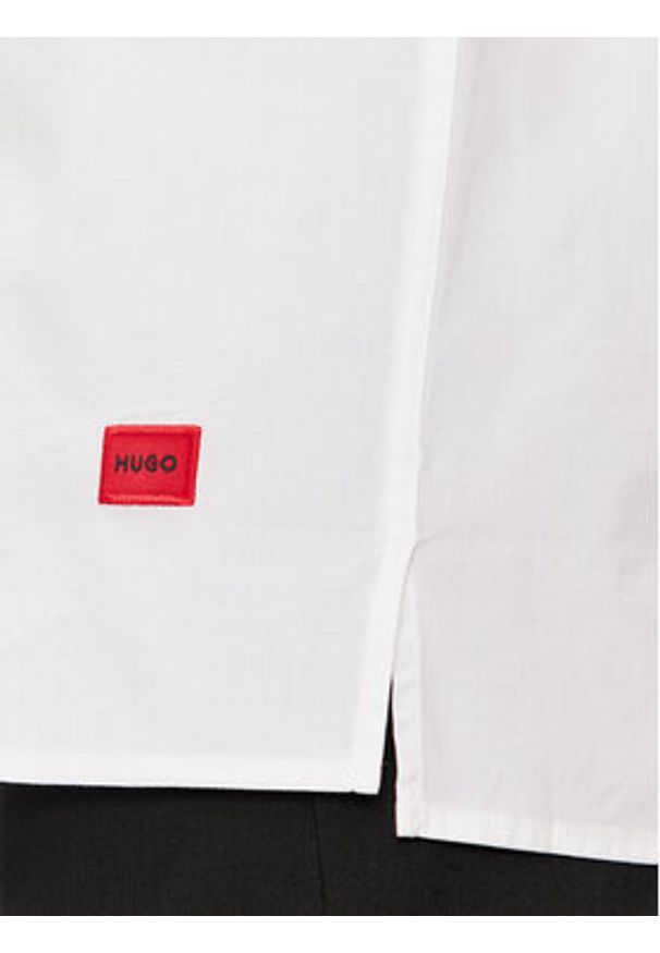 Hugo Koszula Ebor 50475668 Biały Relaxed Fit. Kolor: biały. Materiał: bawełna