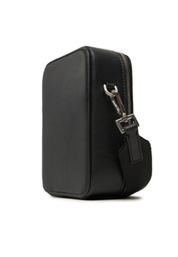 Calvin Klein Saszetka Ck Sleek Reporter Xs K50K512747 Czarny. Kolor: czarny. Materiał: skóra
