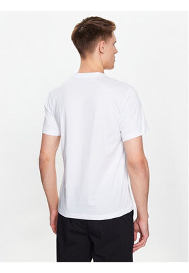 Trussardi Jeans - Trussardi T-Shirt 52T00735 Biały Regular Fit. Kolor: biały. Materiał: bawełna