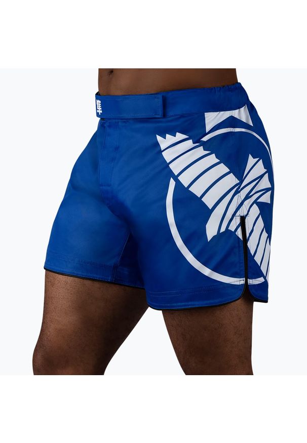 HAYABUSA - Spodenki treningowe męskie Hayabusa Icon Mid-Thigh MMA. Kolor: niebieski