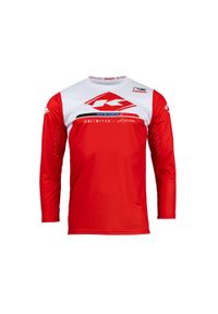 KENNY - Jersey Kenny Track Raw. Kolor: czerwony. Materiał: jersey. Sport: kolarstwo