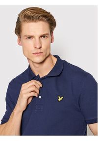 Lyle & Scott Polo Plain SP400VOG Granatowy Regular Fit. Typ kołnierza: polo. Kolor: niebieski. Materiał: bawełna #2