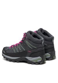 CMP Trekkingi Rigel Mid Wmn Trekking Shoes Wp 3Q12946 Szary. Kolor: szary. Materiał: skóra, zamsz #4