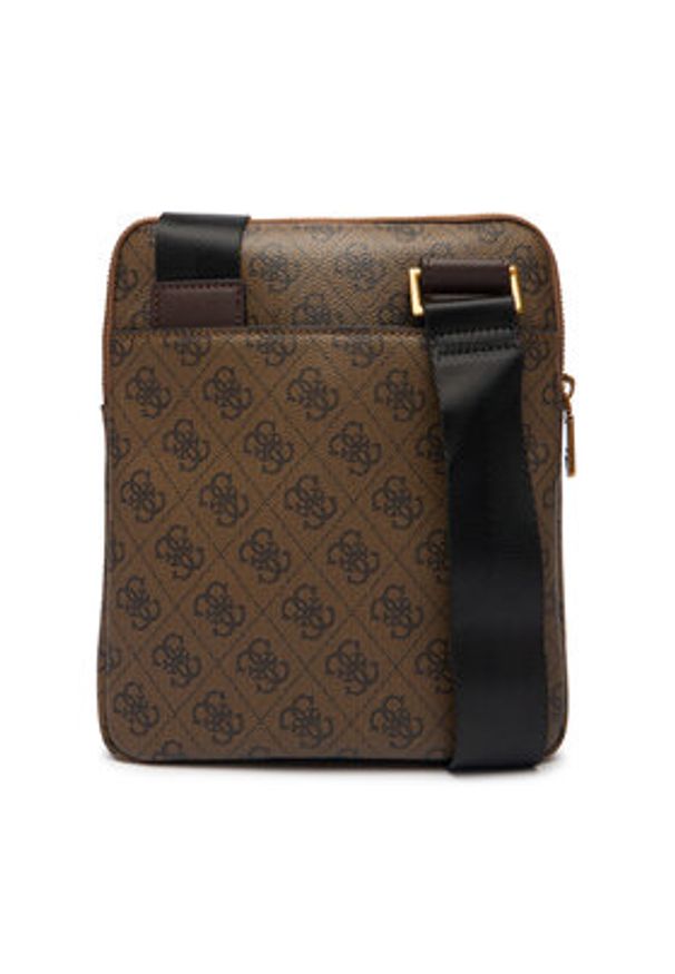 Guess Saszetka HMEVZL P2223 Brązowy. Kolor: brązowy. Materiał: skóra