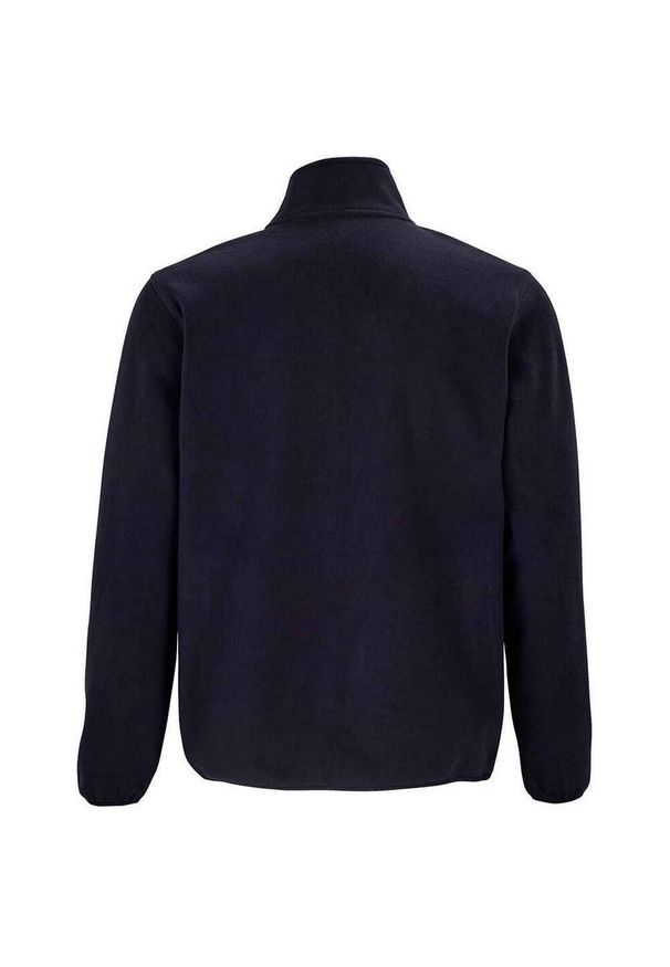 SOL'S - Męska Bluza Polarowa Factor Zapinana Na Zamek Błyskawiczny. Kolor: niebieski. Materiał: polar. Sezon: zima