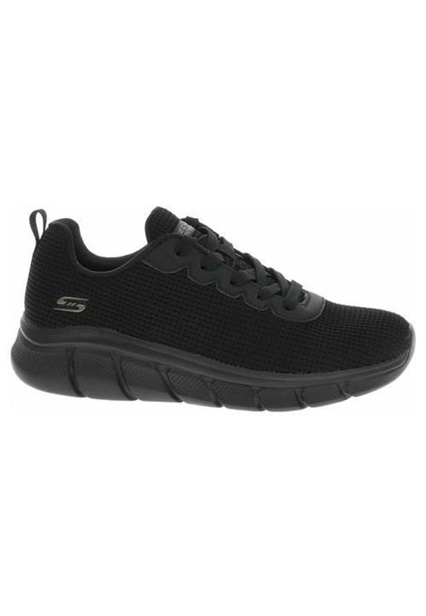 skechers - Buty do chodzenia damskie Skechers Bobs Sport B Flex. Kolor: czarny. Materiał: materiał, syntetyk. Szerokość cholewki: normalna. Model: Skechers Sport. Sport: turystyka piesza