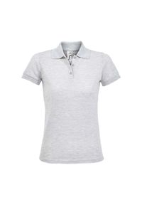 SOL'S - Damska Koszulka Polo Prime. Typ kołnierza: polo. Kolor: szary