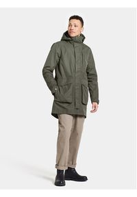 Didriksons Parka Andreas Usx Parka 505085 Zielony Standard Fit. Kolor: zielony. Materiał: syntetyk