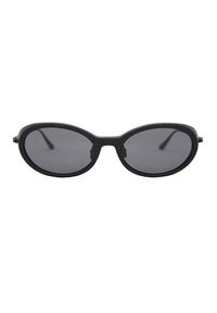 SELF PORTRAIT - Okulary przeciwsłoneczne. Kolor: czarny. Materiał: materiał