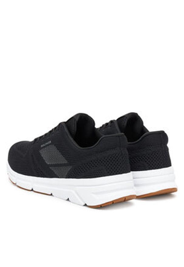 TOMMY HILFIGER - Tommy Hilfiger Sneakersy Modern Comfort Run Knit FM0FM05524 Czarny. Kolor: czarny. Materiał: materiał. Sport: bieganie